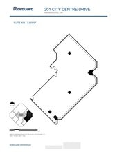201 City Centre Dr, Mississauga, ON for lease Floor Plan- Image 1 of 1