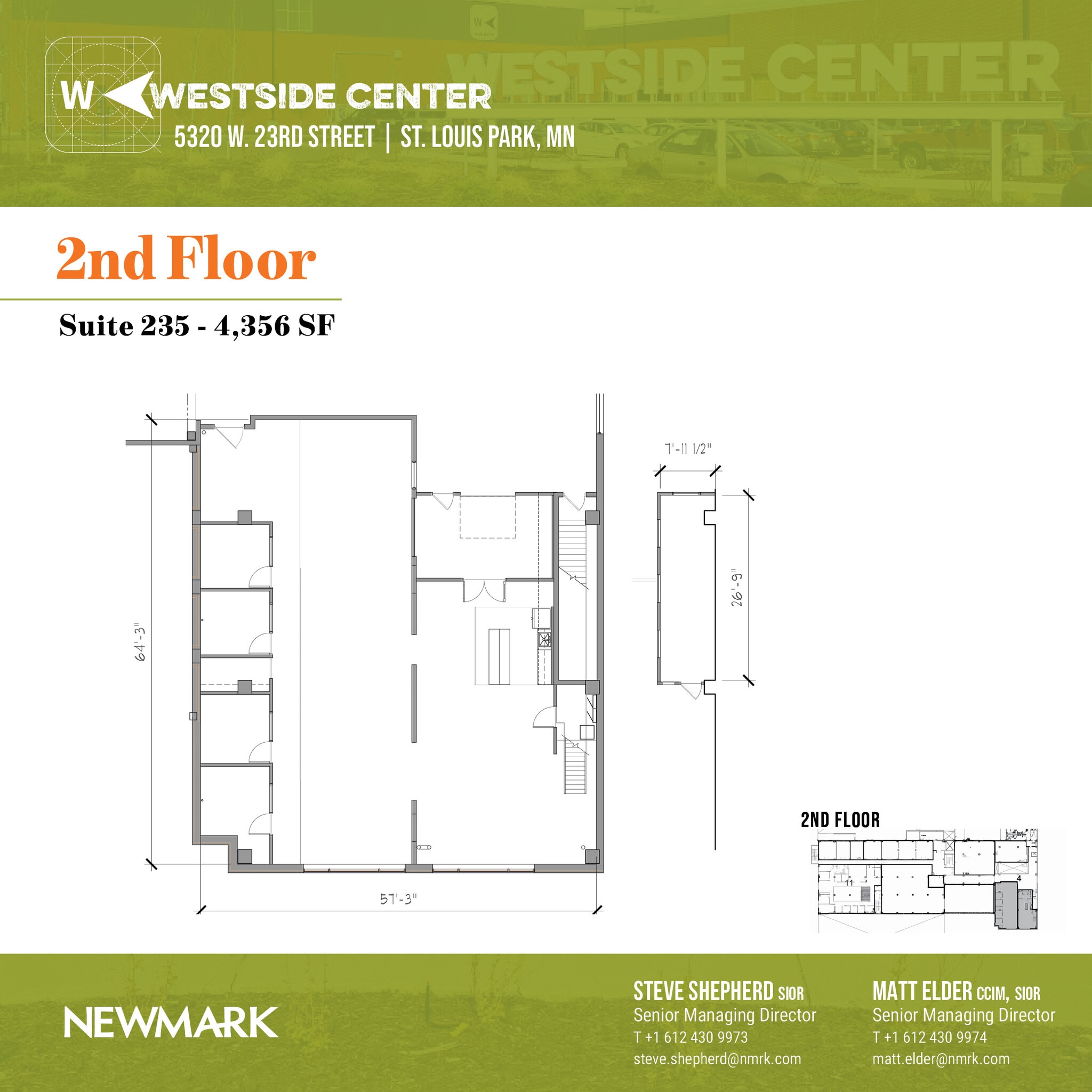 5320 W 23rd St, Saint Louis Park, MN à louer Plan d’étage- Image 1 de 1