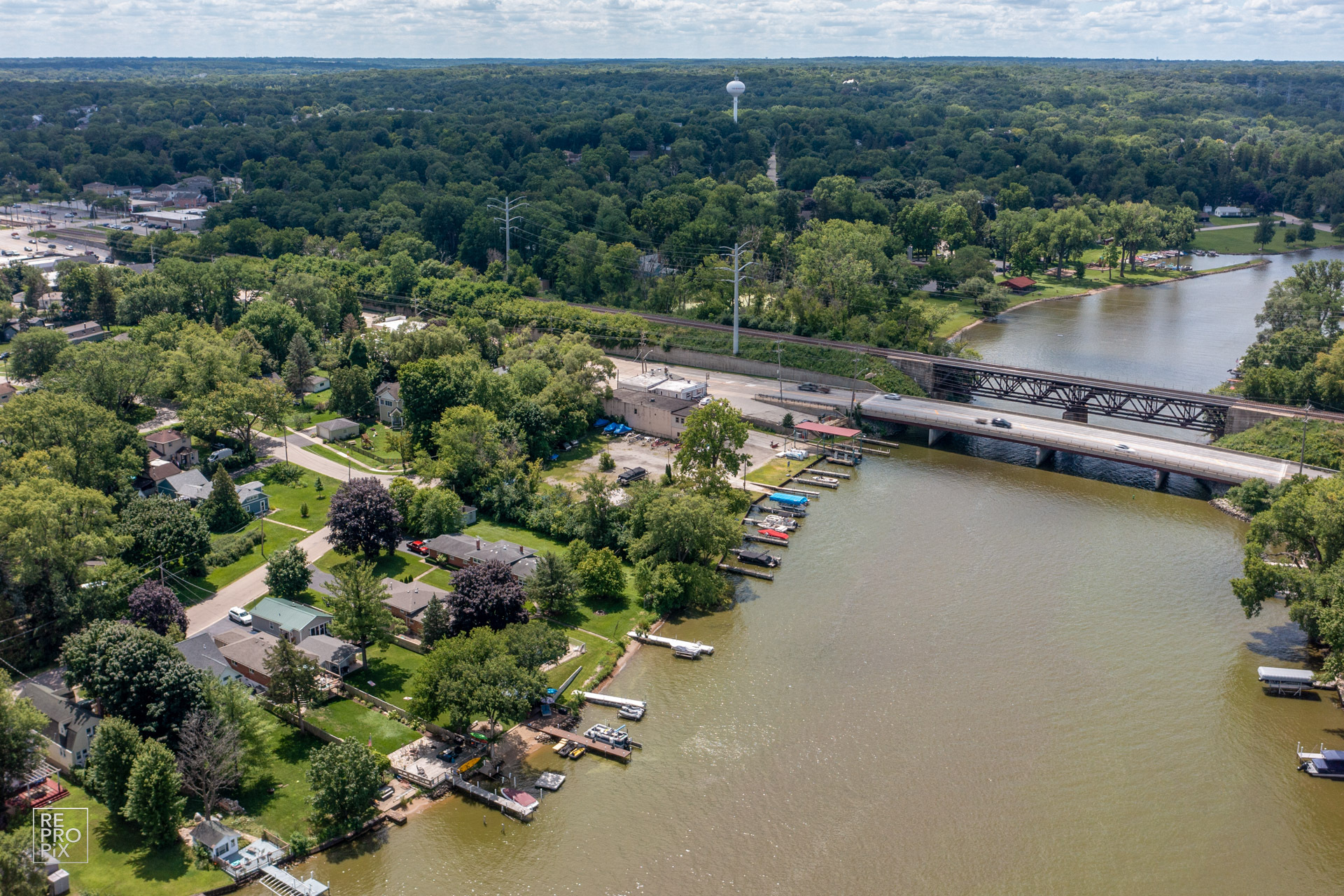 104 N River Rd, Fox River Grove, IL for sale Aerial- Image 1 of 1