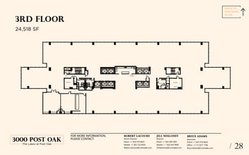 3000 Post Oak Blvd, Houston, TX for lease Floor Plan- Image 1 of 1