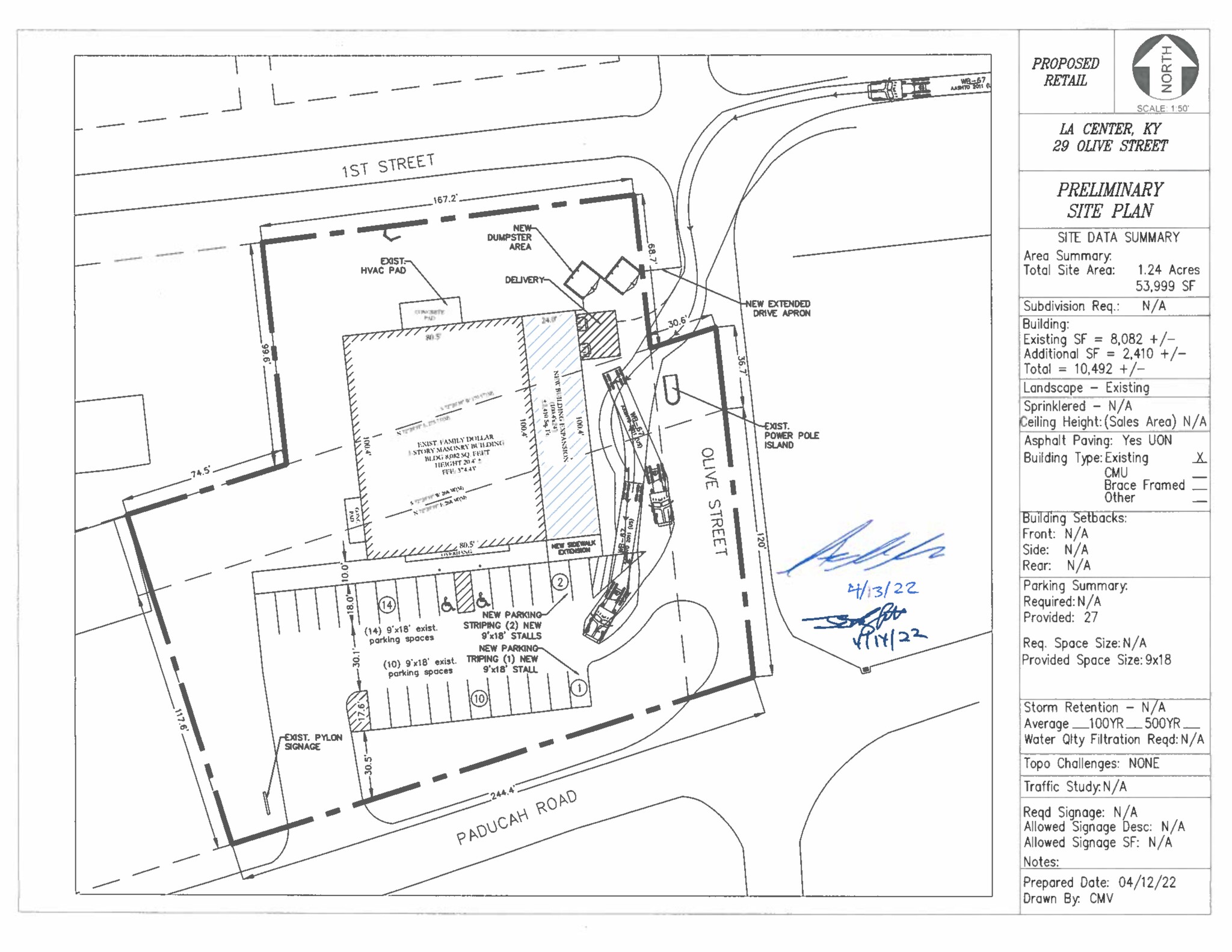 29 Olive St, La Center, KY à louer Plan de site- Image 1 de 1