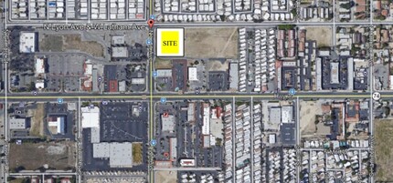 Lyon Ave., Hemet, CA - aerial  map view