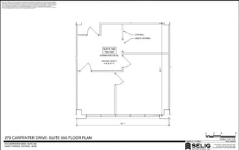 270 Carpenter Dr NE, Sandy Springs, GA for lease Floor Plan- Image 1 of 1