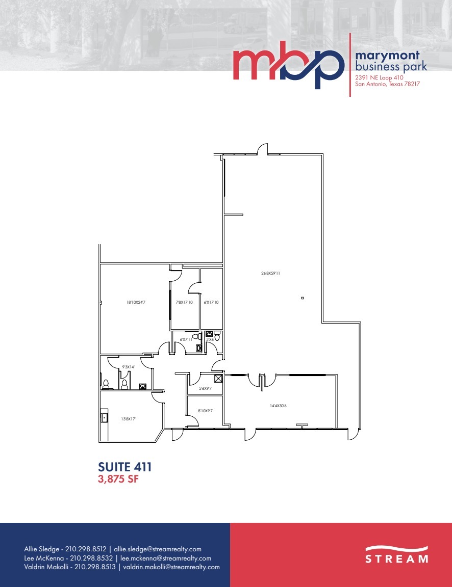 2391 NE Loop 410, San Antonio, TX à louer Plan d  tage- Image 1 de 1