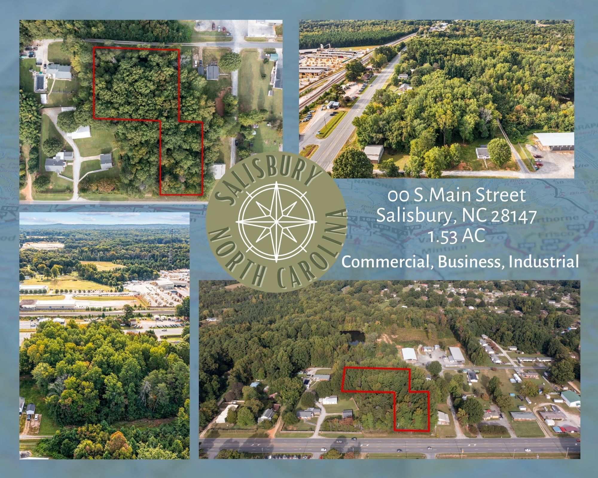 0 Main, Salisbury, NC for sale Aerial- Image 1 of 1