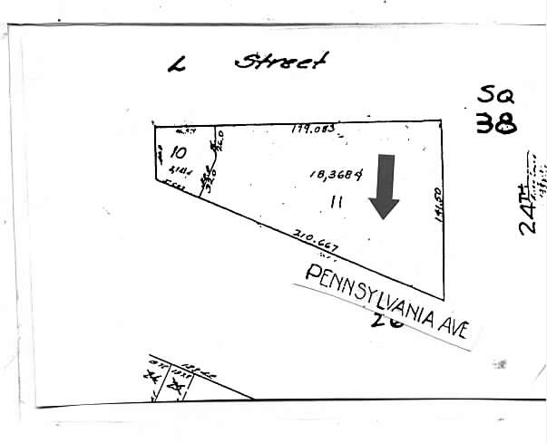 2401 Pennsylvania Ave NW, Washington, DC for lease - Plat Map - Image 2 of 12