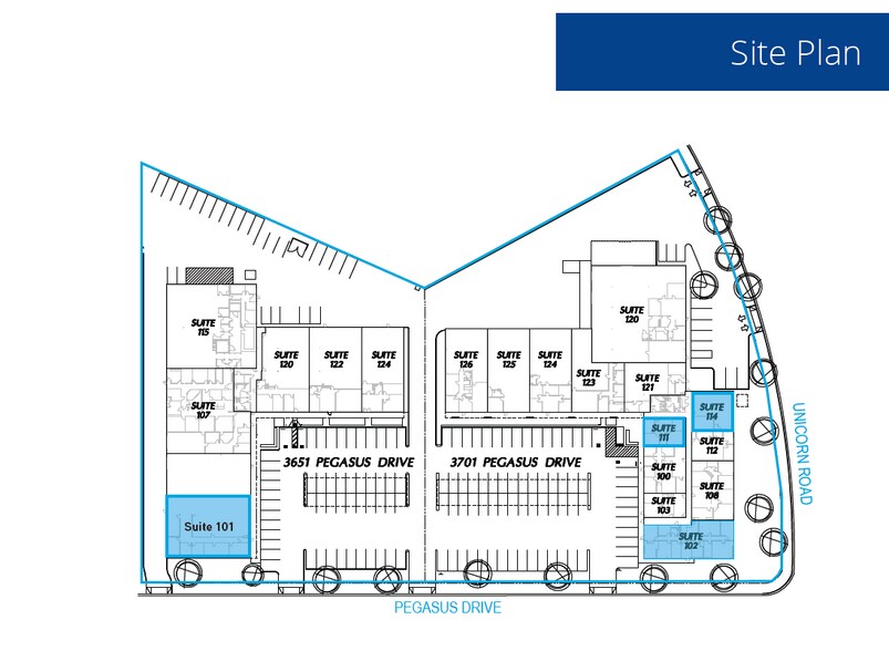 3701 Pegasus Dr, Bakersfield, CA for lease - Site Plan - Image 2 of 4