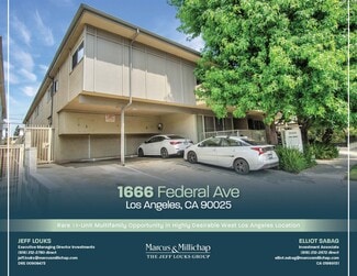 Plus de détails pour 1666 Federal Ave, Los Angeles, CA - Multi-résidentiel à vendre