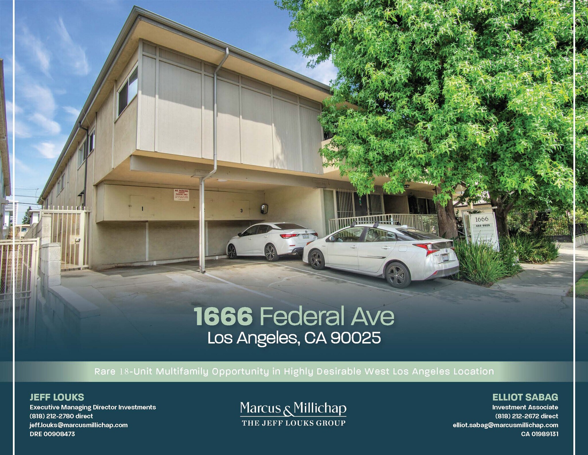 1666 Federal Ave, Los Angeles, CA à vendre Photo du bâtiment- Image 1 de 28
