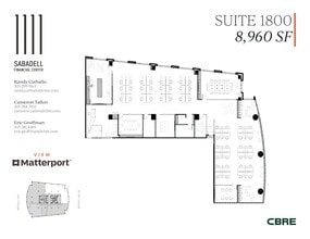 1111 Brickell Ave, Miami, FL à louer Plan de site- Image 1 de 9