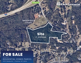 3935 Oakdale Rd, Charlotte, NC - Aerial map view