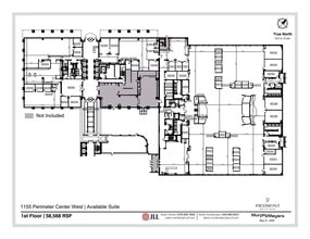 1155 Perimeter Ctr W, Atlanta, GA à louer Plan d’étage- Image 2 de 2