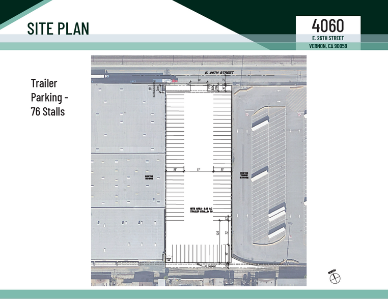 4060 E 26th St, Vernon, CA à louer - Plan de site - Image 2 de 4