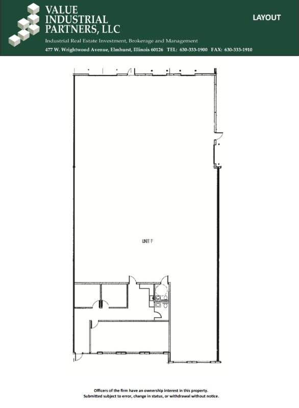 8910 W 192nd St, Mokena, IL for lease Floor Plan- Image 1 of 1