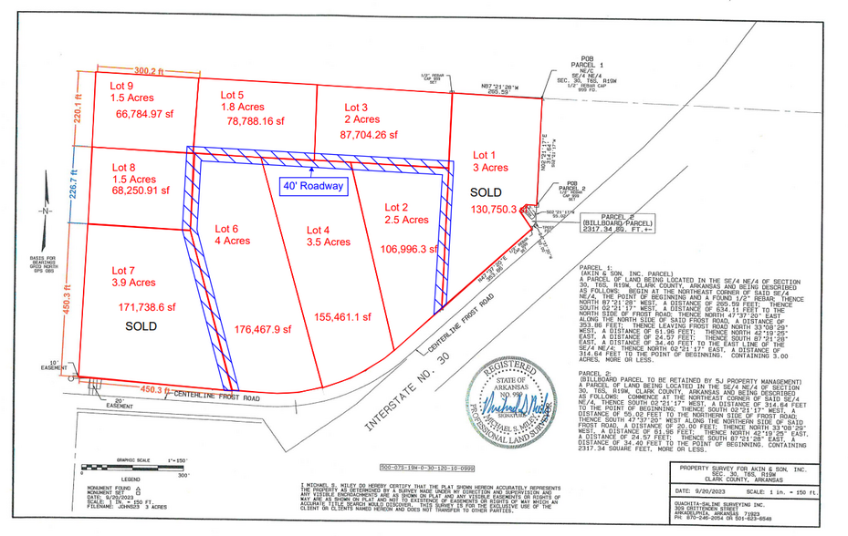 Frost Rd, Arkadelphia, AR for sale - Site Plan - Image 3 of 11