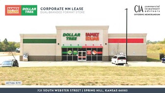 FAMILY DOLLAR | DOLLAR TREE- SPRING HILL, KS - Convenience Store