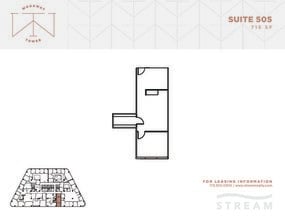 6363 Woodway Dr, Houston, TX à louer Plan d’étage- Image 1 de 1