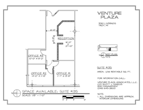 3150 Livernois Rd, Troy, MI à louer Plan d  tage- Image 1 de 4