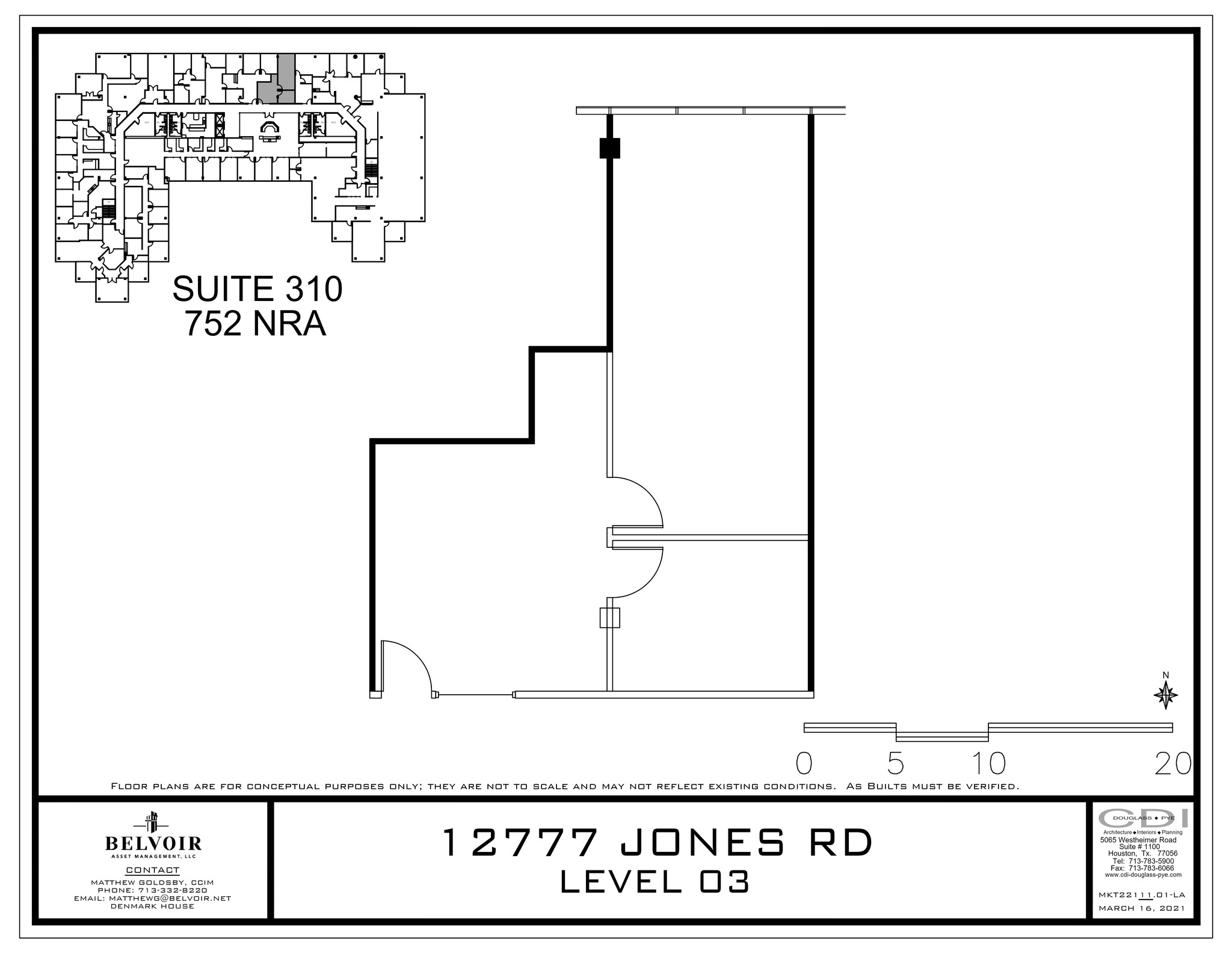 12777 Jones Rd, Houston, TX à louer Plan de site- Image 1 de 1