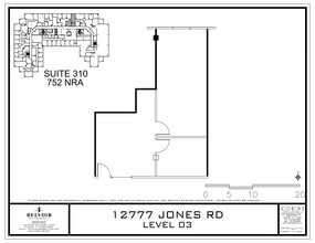 12777 Jones Rd, Houston, TX à louer Plan de site- Image 1 de 1