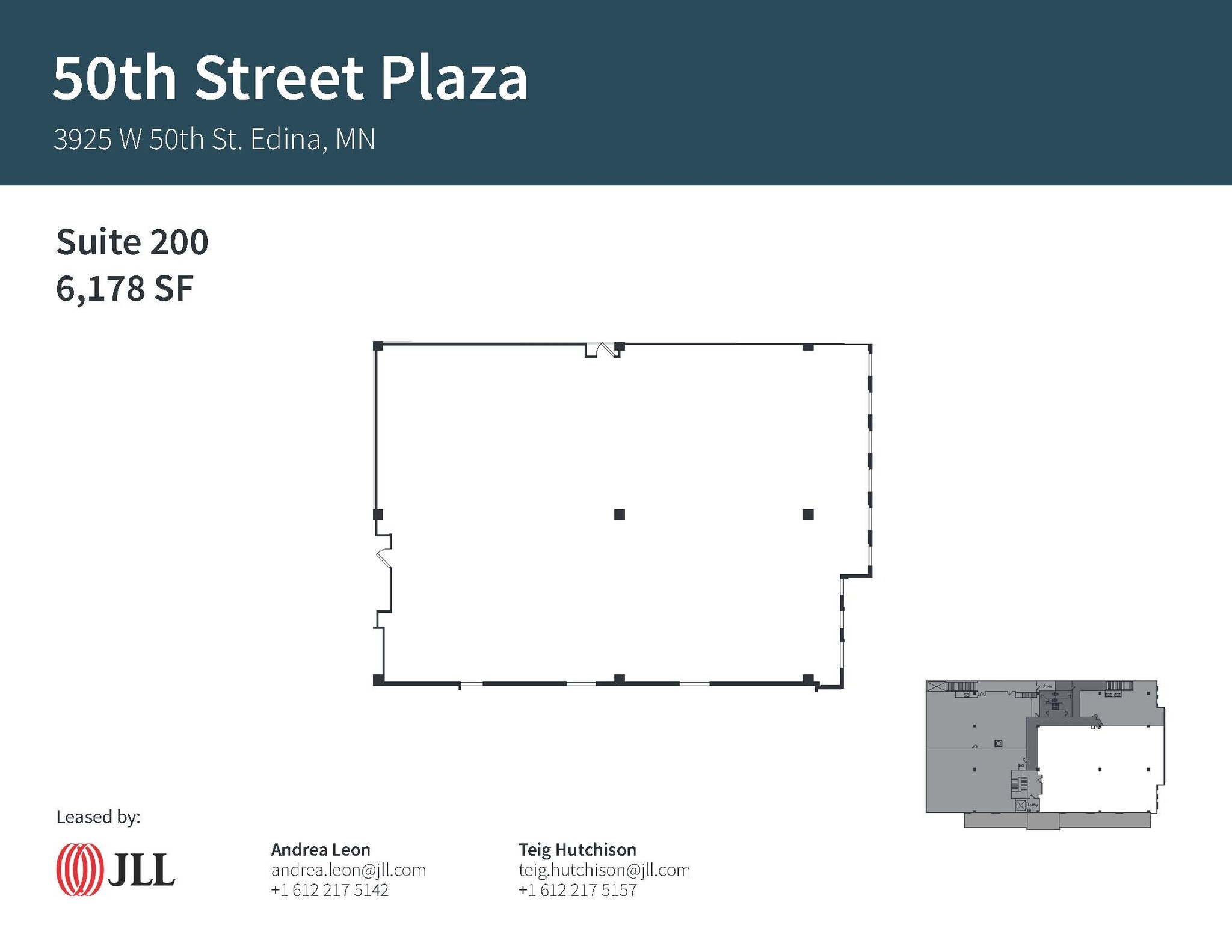 3925 W 50th St, Edina, MN à louer Plan d’étage- Image 1 de 1