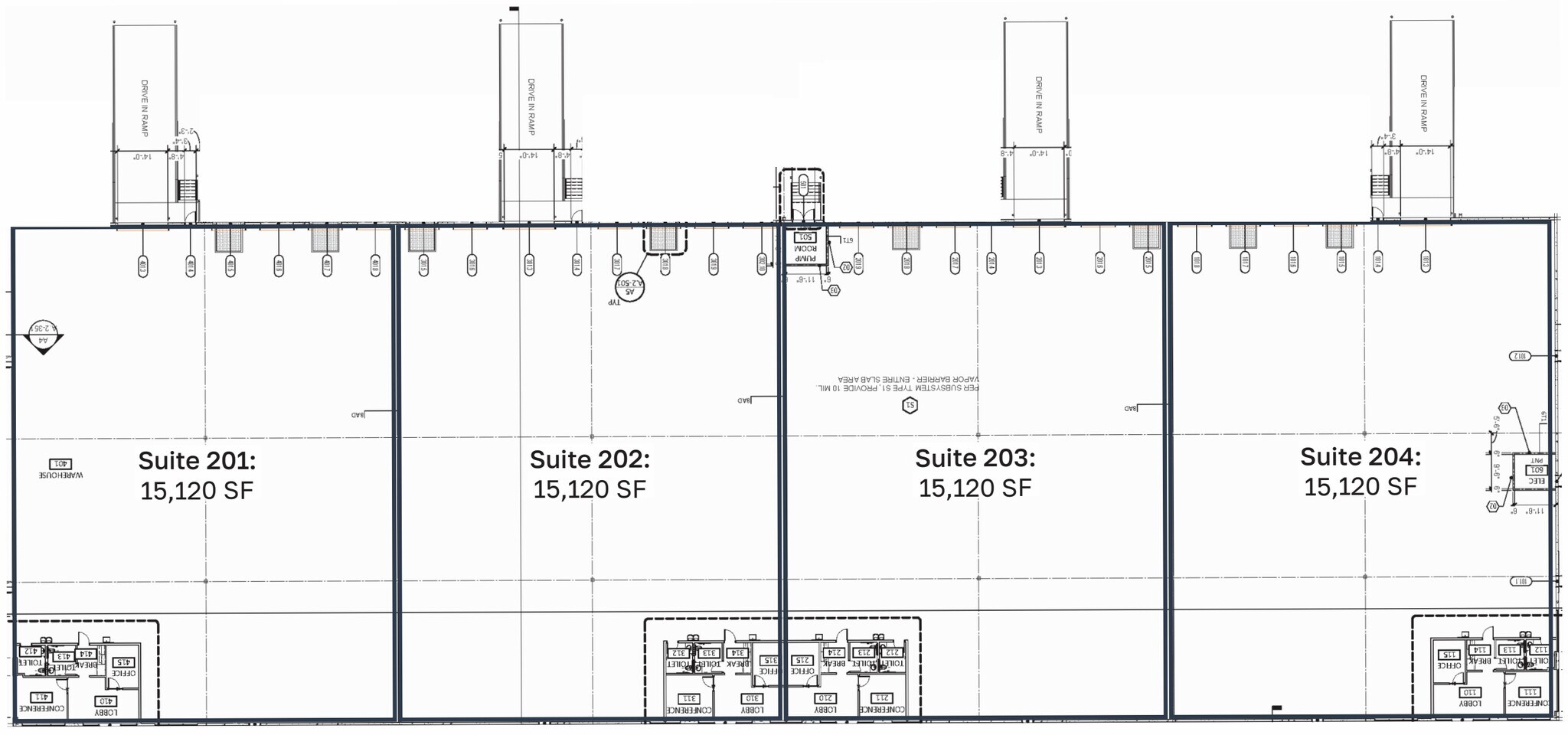 9770 Pritchard Rd, Jacksonville, FL à louer Plan d’étage- Image 1 de 1