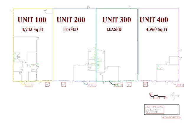Plus de détails pour 1221 Commerce Dr, Crete, IL - Industriel à louer