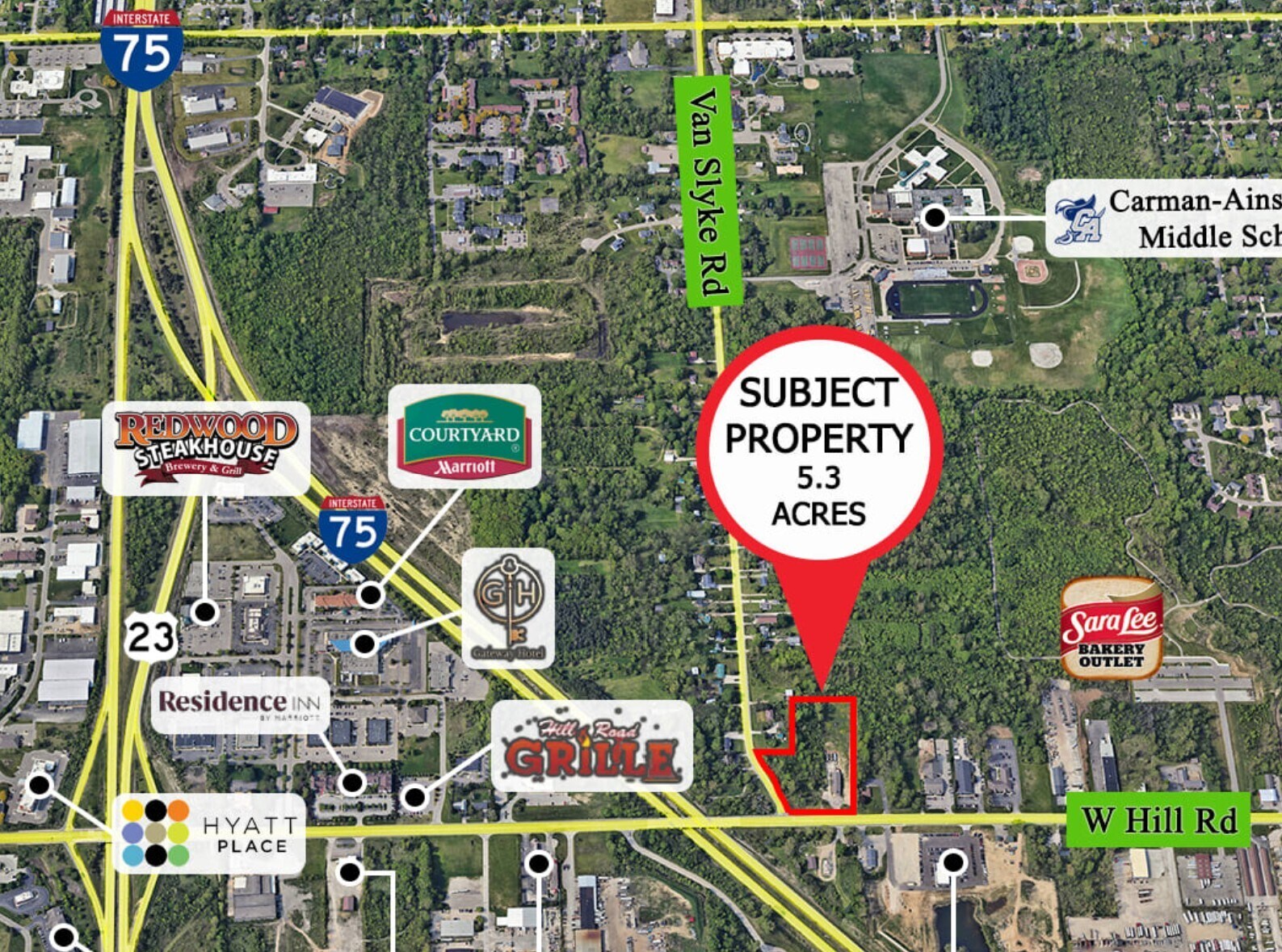 Dynamic Development Opportunity portfolio of 2 properties for sale on LoopNet.ca Aerial- Image 1 of 6