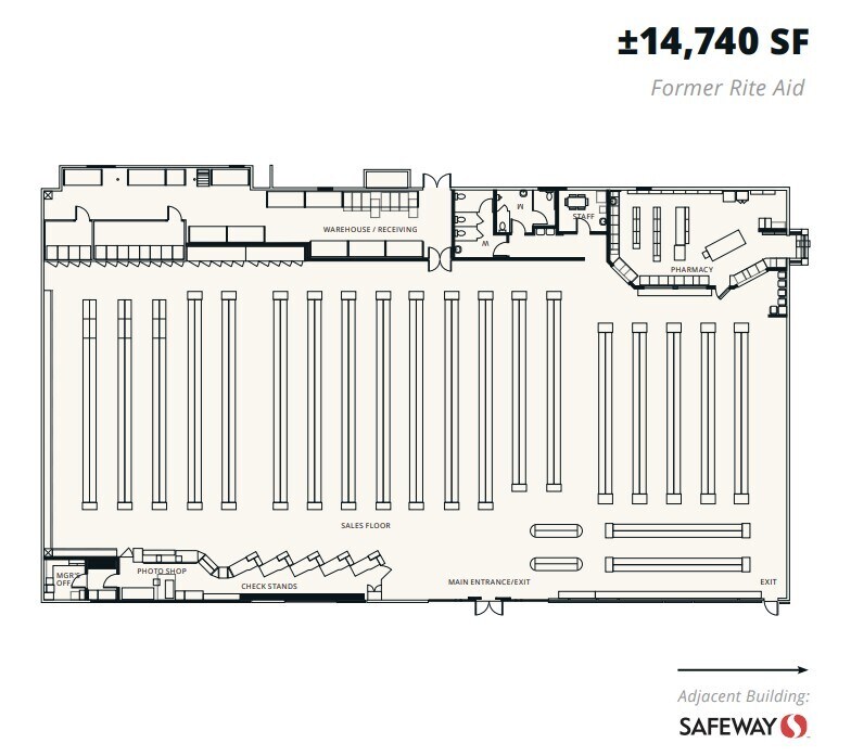 6455 Pacific Ave, Stockton, CA for lease Floor Plan- Image 1 of 1