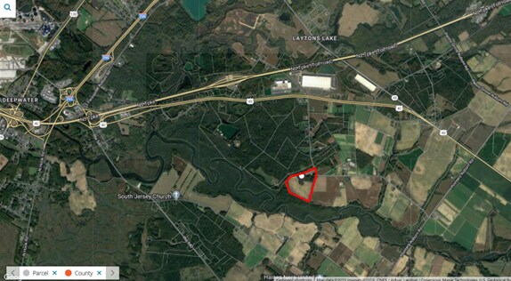 990 Courses Landing Rd, Carneys Point, NJ à vendre - Aérien - Image 1 de 1