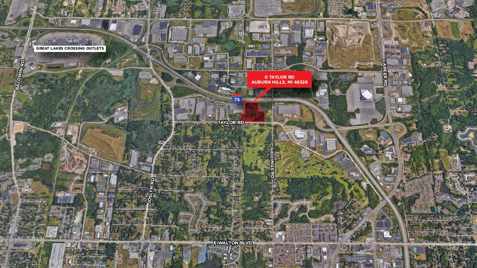 0 Taylor Rd, Auburn Hills, MI à vendre - Aérien - Image 2 de 2