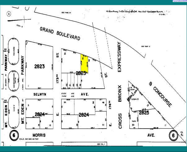 1692 Grand Concourse, Bronx, NY à vendre - Plan cadastral - Image 2 de 2