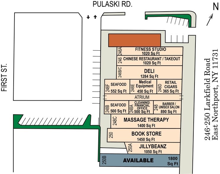 246-250 Larkfield Rd, East Northport, NY for lease - Building Photo - Image 2 of 8