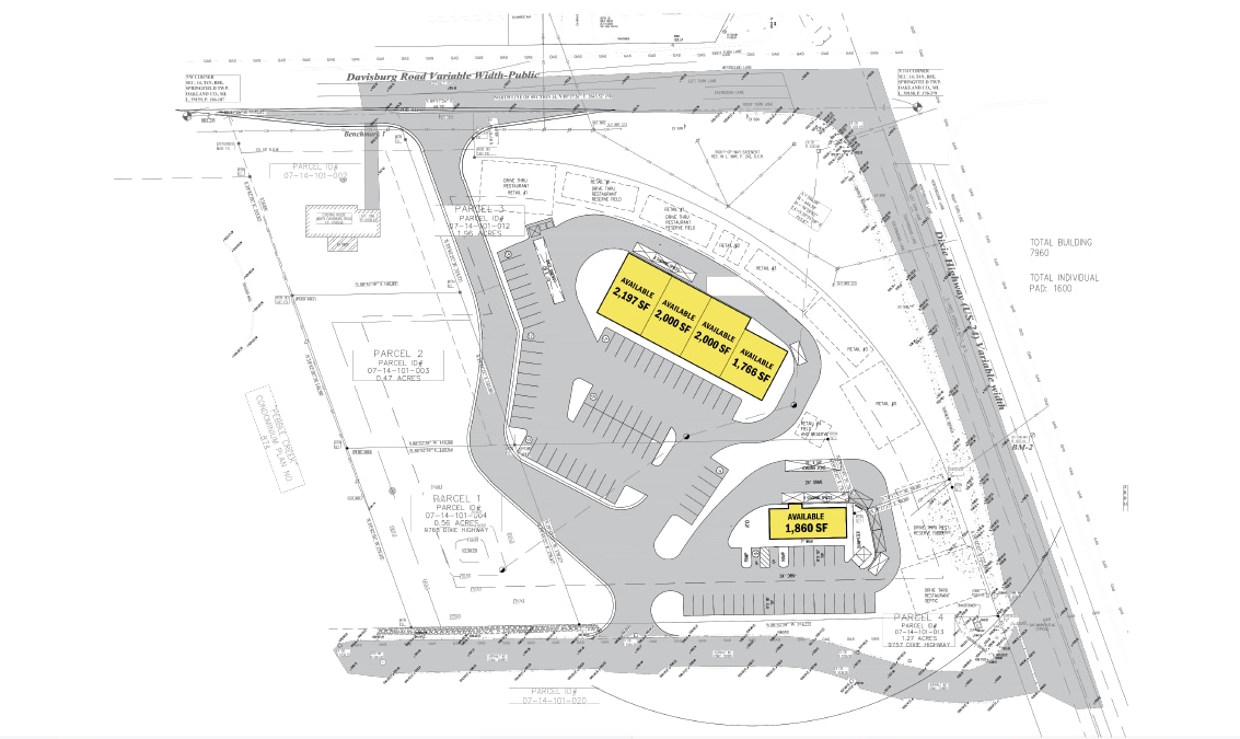 9765 Dixie Hwy, Springfield Township, MI for lease Floor Plan- Image 1 of 1