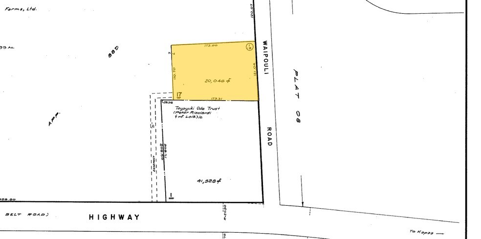 4531 Pouli Rd, Kapaa, HI à louer - Plan cadastral - Image 2 de 22
