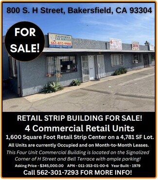 Plus de détails pour 800 S H St, Bakersfield, CA - Vente au détail à vendre