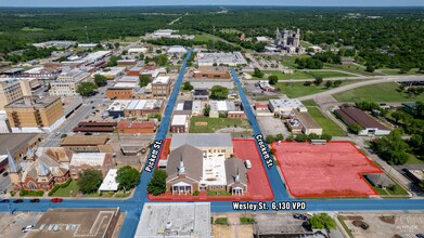 2703 Wesley St, Greenville, TX - AERIAL  map view - Image1