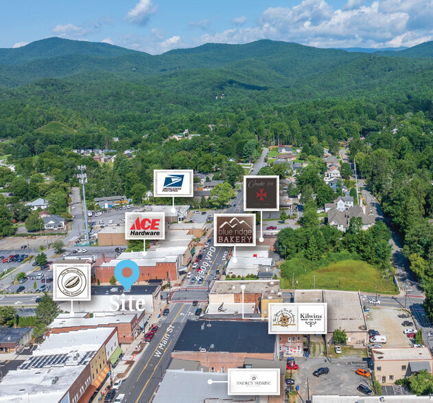 67 W Main St, Brevard, NC for lease - Aerial - Image 3 of 5