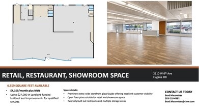 2170-2188 W 6th Ave, Eugene, OR for lease Interior Photo- Image 2 of 6