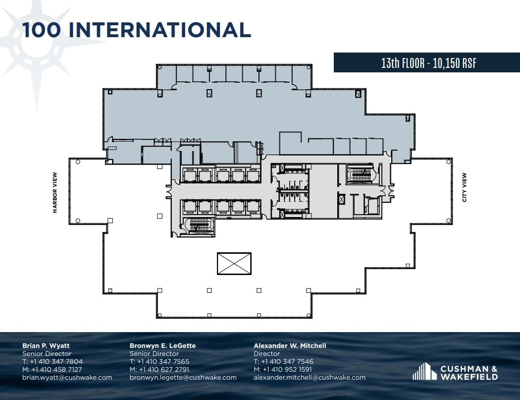 100 International Dr, Baltimore, MD for lease Floor Plan- Image 1 of 1