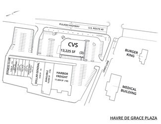 Plus de détails pour 1000 Pulaski Hwy, Havre De Grace, MD - Commerce de détail à louer