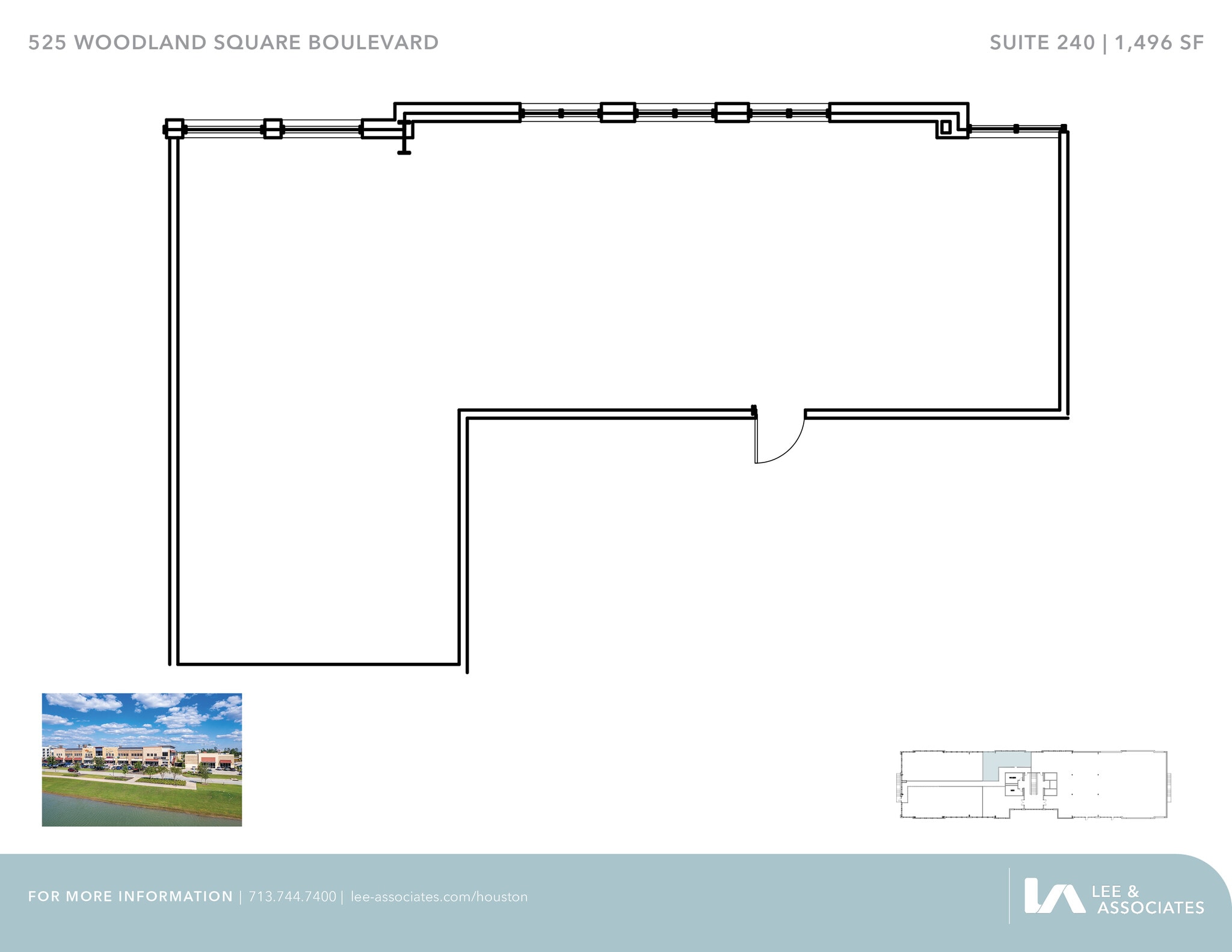 525 Woodland Square Blvd, Conroe, TX for lease Floor Plan- Image 1 of 5