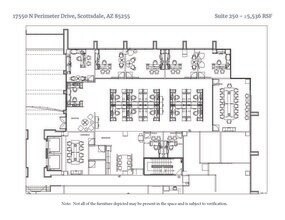 17550 N Perimeter Dr, Scottsdale, AZ à louer Plan d  tage- Image 2 de 2