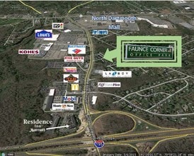 78 Faunce Corner Mall Rd, North Dartmouth, MA - Aerial map view