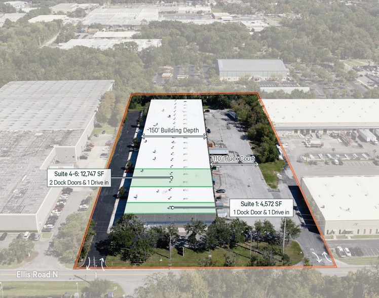 1057 Ellis Rd N, Jacksonville, FL for lease - Building Photo - Image 3 of 12