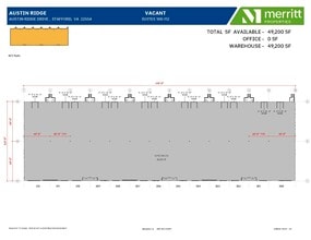 Cedar Ln, Stafford, VA à louer Plan d’étage- Image 1 de 3