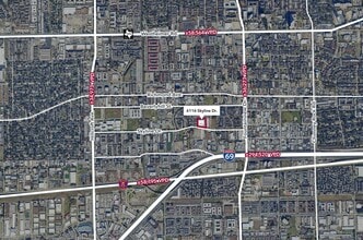 6116 Skyline Dr, Houston, TX - AERIAL  map view