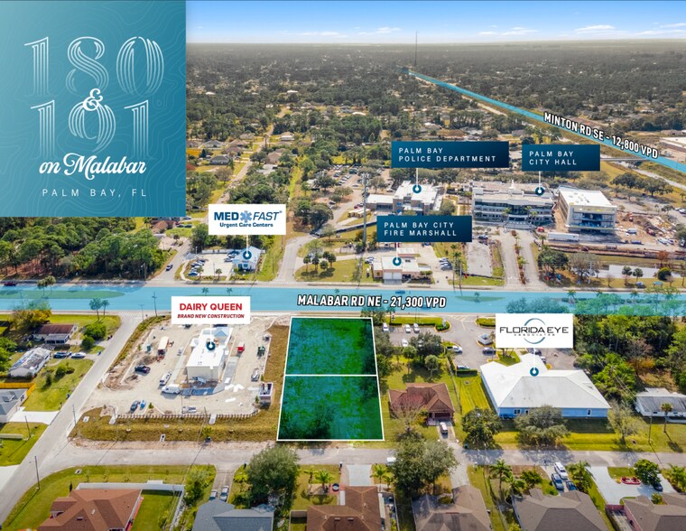 191 Malabar Rd NW, Palm Bay, FL à vendre - Photo du bâtiment - Image 1 de 4