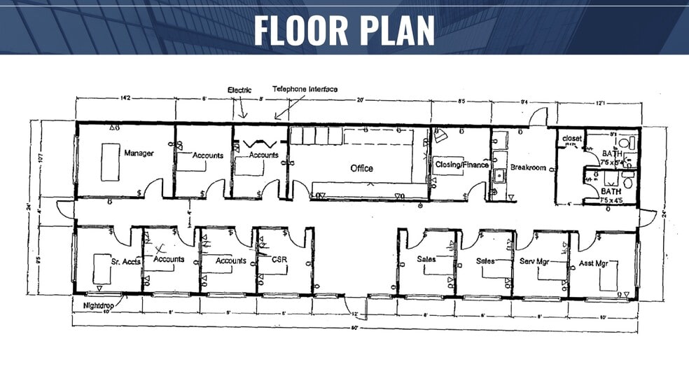 1140 N Main St, Paris, TX à vendre - Plan d’étage - Image 3 de 5