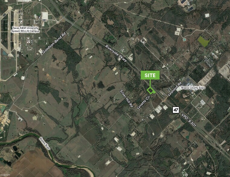 5800 & 5850 Lynette Circle, Bryan, TX à vendre - Aérien - Image 2 de 2